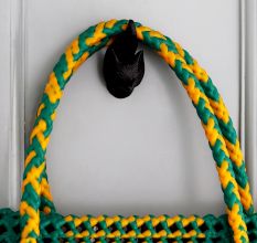 Modern Decorative Black Fox Face Iron Wall Hooks-3 Pieces