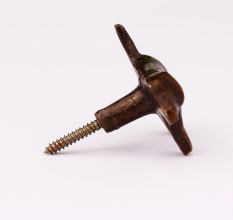 Decorative Modern Antique Puppy Iron Wall Hooks-3 Pieces