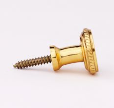 Modern Round Brass Wall Hooks In Golden Color