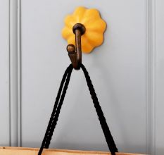 6 Pieces Modern Multicolor Melon Ceramic Wall Hooks