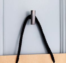 Modern Grey Hexa Gilli Iron Wall Hooks-3 Pieces