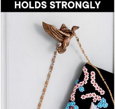 Handmade Modern Antique Iron Eagle Wall Hooks- 3 Pieces