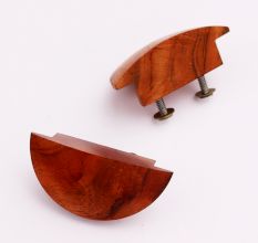 Handmade Modern Natural Wooden Door Small Handles Pack of 2 Pieces (3 Inch)