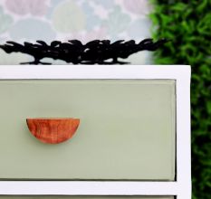 Handmade Modern Natural Wooden Door Small Handles Pack of 2 Pieces (3 Inch)