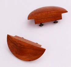 Modern Natural Wooden Door Handles (Medium Size) Pack of 2 Pieces (4 Inch)