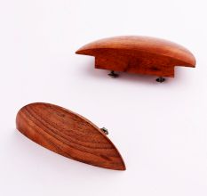 Modern Handmade Natural Wooden Door Large Handles 1 Pair (6 Inch)