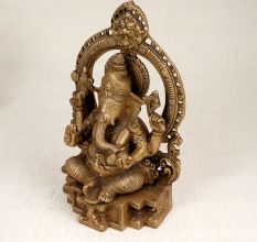 Handmade High-Quality Brass Lord Ganesha for Prayer Room
