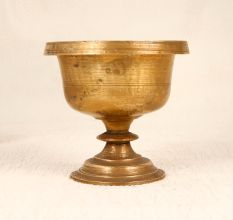 Sturdy Handmade Brass Holy Kumkum Cup for Home Decor