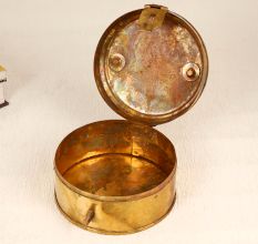 Antique Brown Handmade Jewelry Box Made of Finest Brass