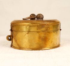 Antique Brown Handmade Jewelry Box Made of Finest Brass