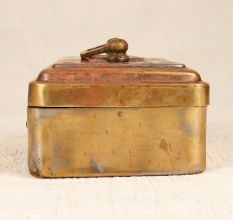 Indian Handcrafted Brass Jewelry Box for Vintage Collection