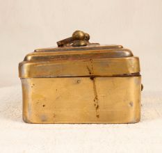 Indian Handcrafted Brass Jewelry Box for Vintage Collection