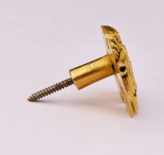 Handmade Golden Brass Elephant Wall Hook