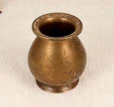 Handcrafted South Indian Holy Water Pot Made of Finest Brass