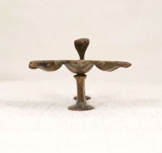 Handcrafted Finest Brass Aarti Oil Lamp for Hindu Rituals