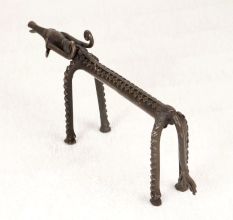 Tribal Art Vintage Brass Ox Statue for Home Decoration