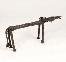 Tribal Art Vintage Brass Ox Statue for Home Decoration
