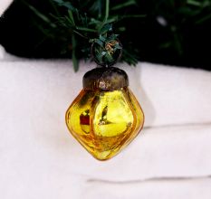 Tiny Diamond Glass Christmas Hanging Ornaments