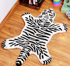 Tiger Rug Hand Tufted Decorative Woolen Rug