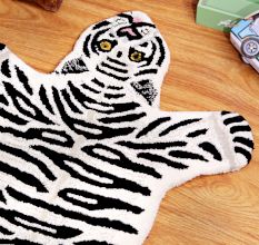 Tiger Rug Hand Tufted Decorative Woolen Rug