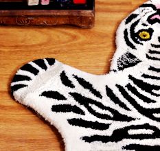 Tiger Rug Hand Tufted Decorative Woolen Rug