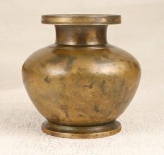 Traditional Handmade Indian Water Pot Made of Premium Brass