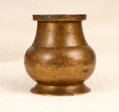Brass Holy Water Pot with Spout for Prayer and Home Decor