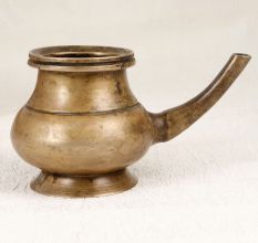 Handmade Finest Brass Water Pot with Spout for Holy Rituals