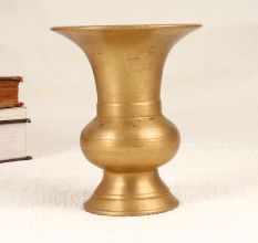 South Indian Handcrafted Brass Flower Pot for Auspicious Occasion