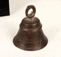 Vintage Handmade Bell Metal Temple Bell for Prayer Room
