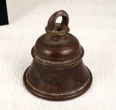 Rich Brown Holy Bell Metal Temple Bell for Hanging