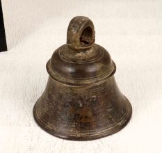Traditional Indian Bell Metal Temple Bell from Himachal Region