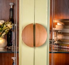 Unique Natural Wooden Door Large Handles (1Pair) (6 Inches)