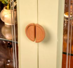 Natural Wooden Drawer Handles (Small Size) Pack of 1 Pair (3 Inch)