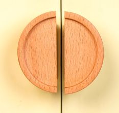 Natural Wooden Drawer Handles (Small Size) Pack of 1 Pair (3 Inch)