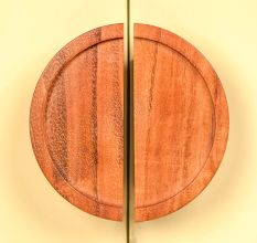Decorative Wooden Door Handles(medium size) (4 Inches)