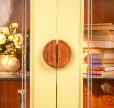 Decorative Wooden Door Handles(medium size) (4 Inches)