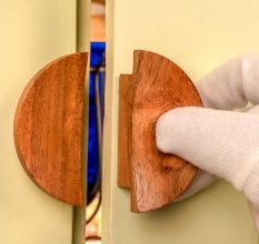 Handcrafted Wooden Door Handles(small size) (3 Inches)
