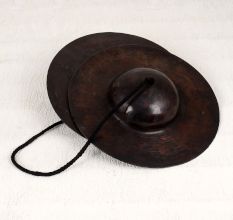 Handcrafted Copper Manjeera Cymbals Musical Instrument for Prayer