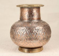 Handmade Copper Water Pot with Spout in Islamic Art for Collection