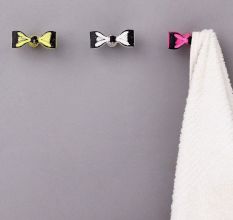 Decorative Iron Bow Modern Wall Hook