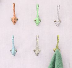 Double Prong Iron Decorative Wall Hook