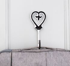 Iron Heart Decorative Wall Hook