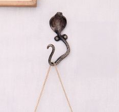 Decorative Snake Iron Hooks