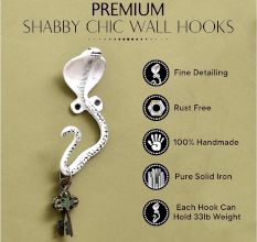 Decorative Snake Iron Hooks