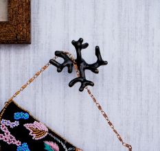 Antique Deer Horn Iron Decorative Wall Hook