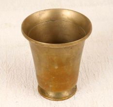 Handmade Traditional Brass Panchpatra Pot for Rituals