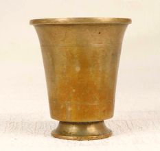 Handmade Traditional Brass Panchpatra Pot for Rituals