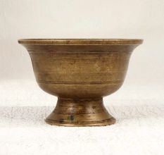 Vintage High-Quality Kumkum Tilak Cup Made of Brass