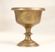 Holy Vintage Brown Finish Cup for Hindu Rituals